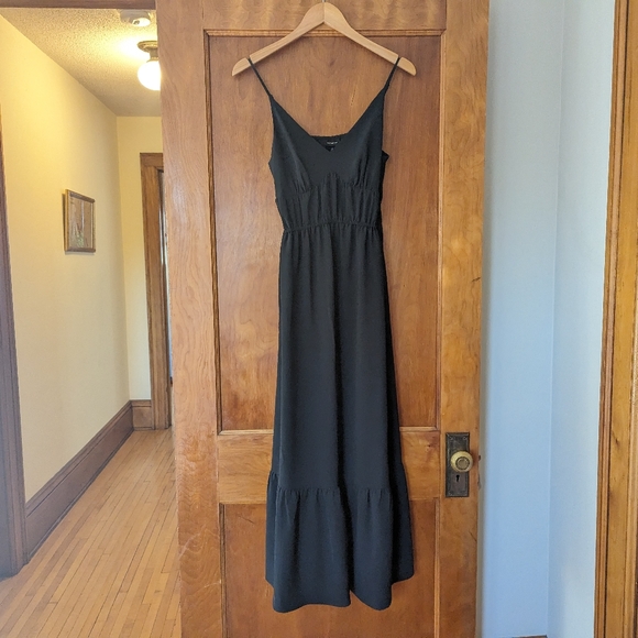 Who What Wear Black Maxi Sleeveless Dress | Size Small - Picture 4 of 11